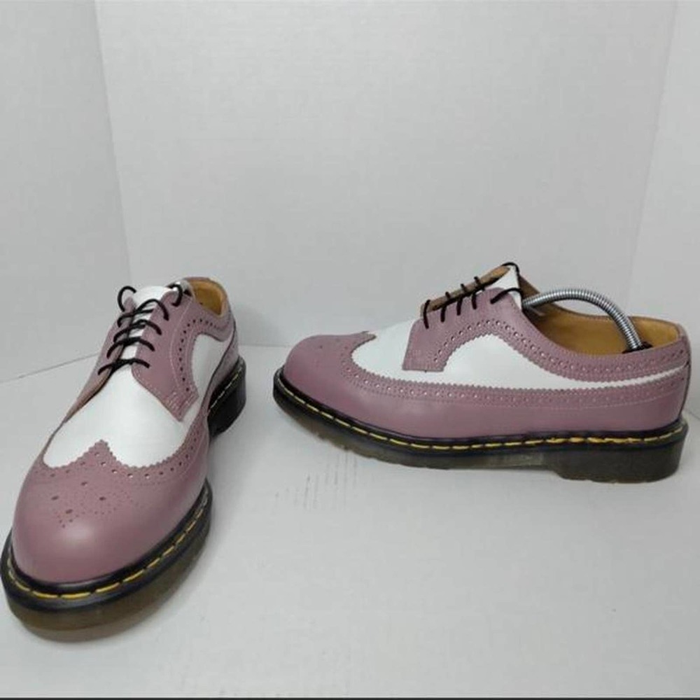Brogue Platform Doc Martens Pink/Lavender And Whi… - image 1